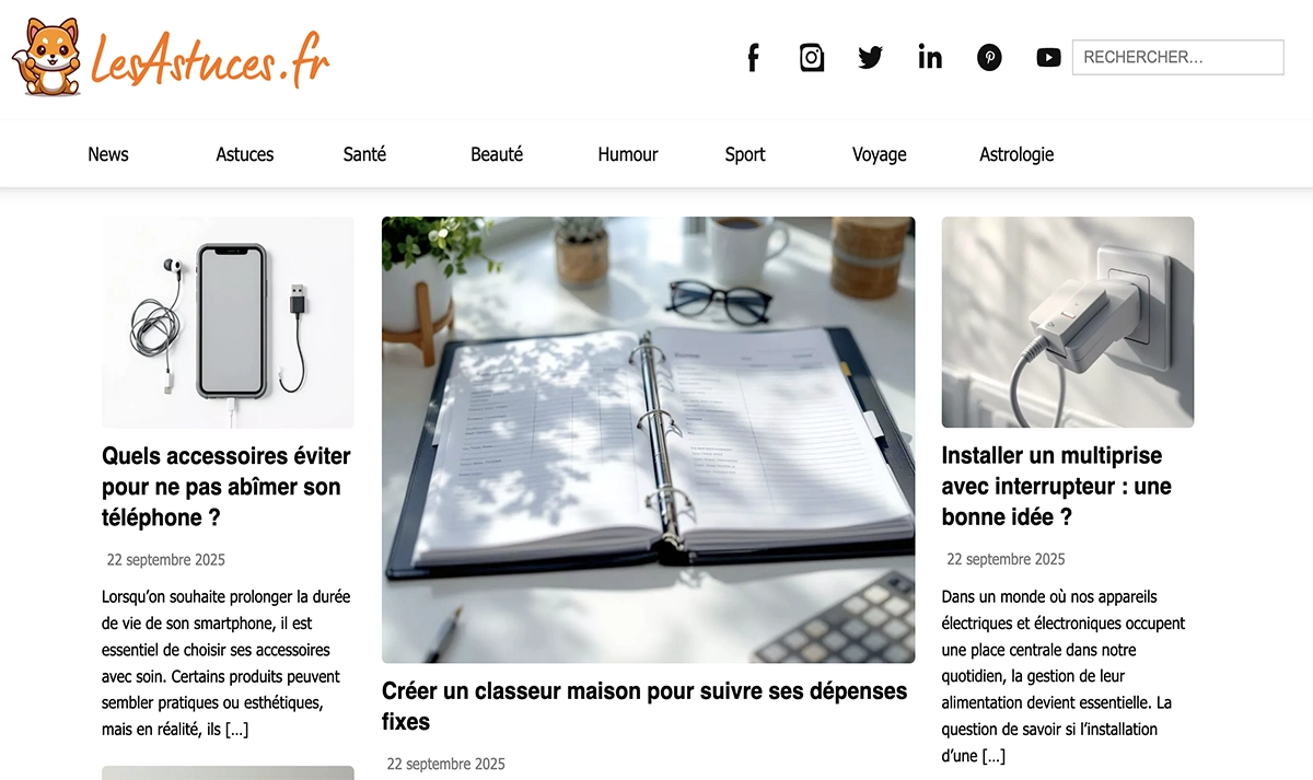 Site de contenu