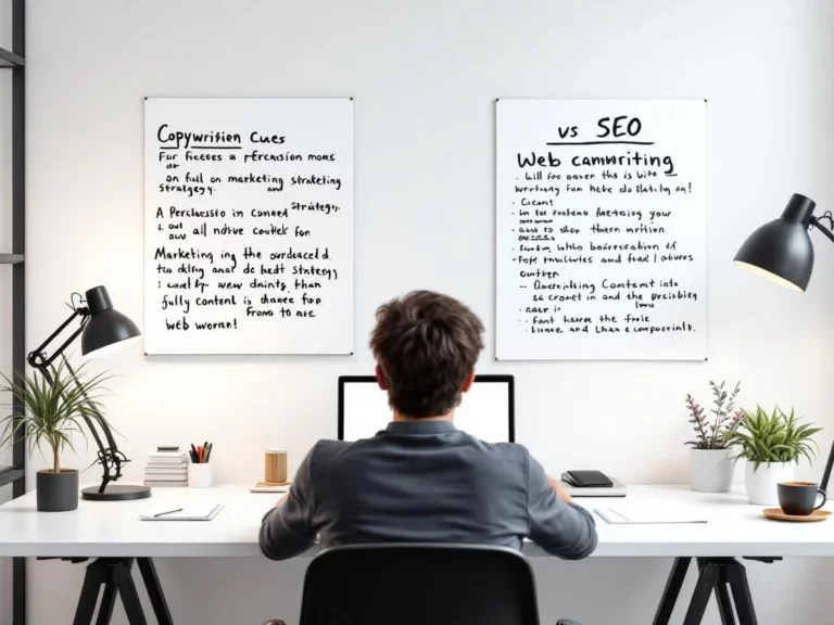 Quelle différence entre copywriting et rédaction web